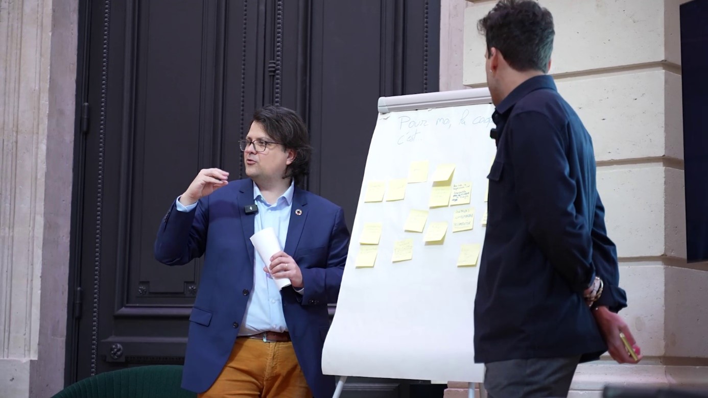 Masterclass de Bastien Engelbach et Quentin Vaissaire au Philanthro-Lab le 30 novembre 2023 © Philanthro-Lab