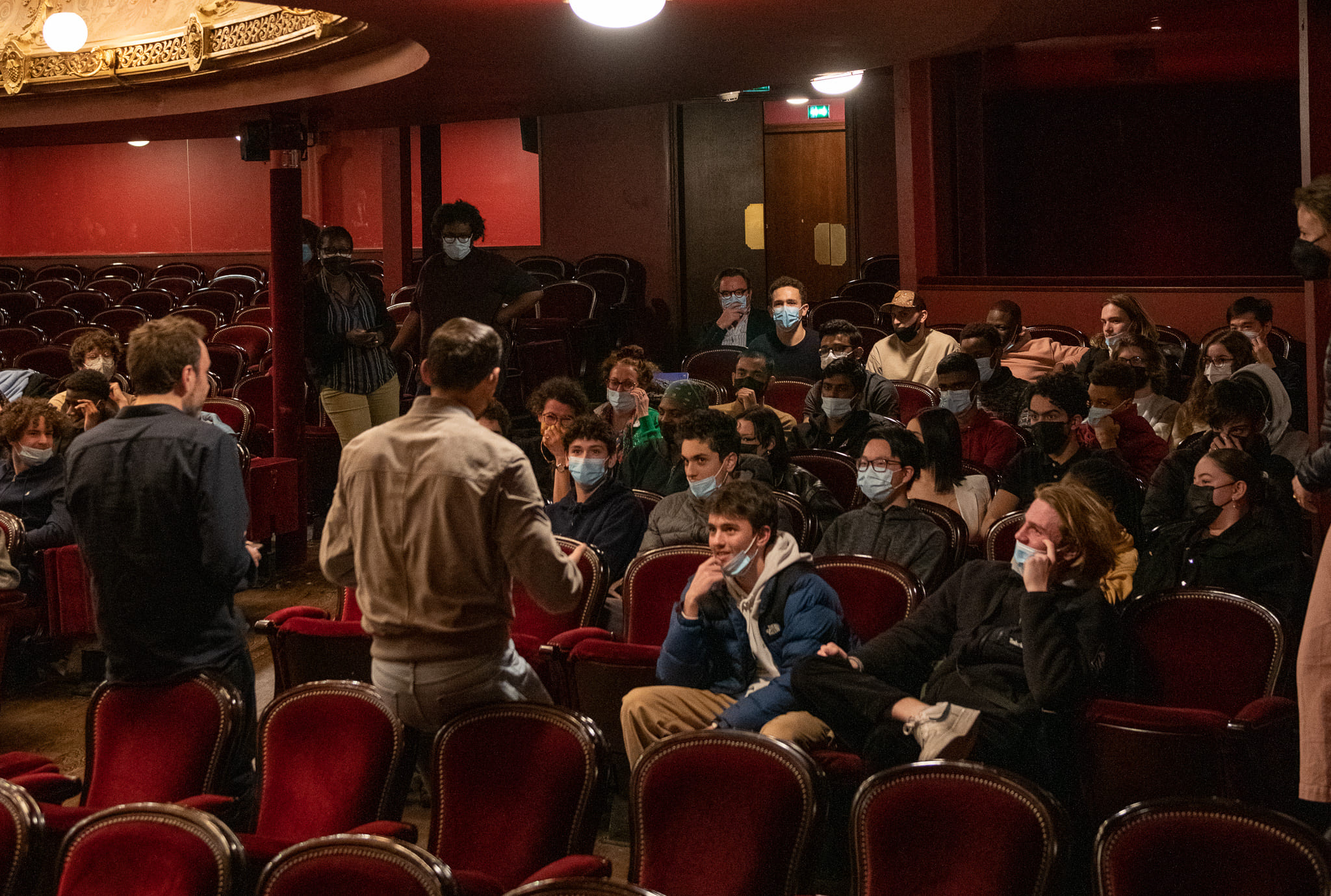 échanges avec des lycéens au Théatre du Chatelet soutenus par KPMG France © Thomas Amouroux / Théâtre du Châtelet 